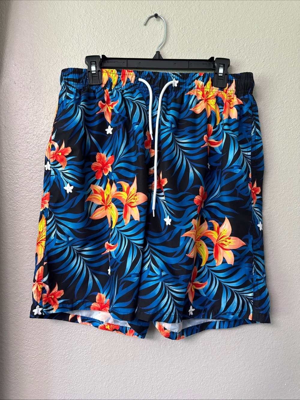 B5/5 Manfinity Men’s Tropical Print Swim Trunks Size Large